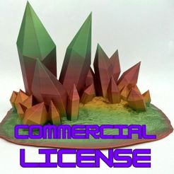 up.jpg Commercial License, Crystal Display Stand for Articulated Dragons