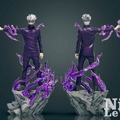 Demon-dRAGON-16.jpg Fichier STL Gojo Satoru Imprimable en 3D 2・Plan à imprimer en 3D à télécharger