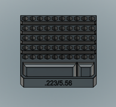 .223-5.56-50pc-Hexagon-Bleacher-Reloading-Block-1.png .223/5.56 Bleacher Block Reloading Tray