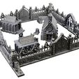 Graveyard-Set-1-Mystic-Pigeon-Gaming-3-w.jpg Modular Graveyard Walls Crypts Tombs Churches and Graveyard Accessories