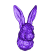 300К Hare head on the wall.stl Hare head