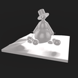 Figurine-Snowman-in-the-meadow-render.png Figurine Snowman in the meadow