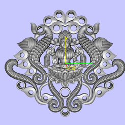 45.png Archivo STL relicario laxmi・Objeto para impresora 3D para descargar