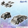 1-PREM-WB-VE-V10.jpg Futuristic transport vehicle set with variants and trailer (10) - Future Sci-Fi SF Post apocalyptic Tabletop Scifi Wargaming Planetary exploration RPG Terrain