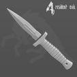 boot-knife-resident-evil-4-remake-3d-model-cosplay.jpg Leon S. Kennedy Boot Knife from Residual Evil 4 remake for cosplay 3d print model