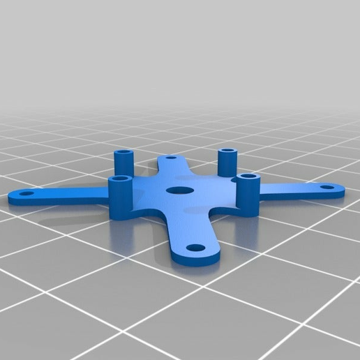 Whoop NUKE FC Furious Adaptor 4mm hole - 3D model önizlemesi