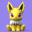 CuteJolteon01.jpg POKEMON - JOLTEON (EASY PRINT NO SUPPORT)