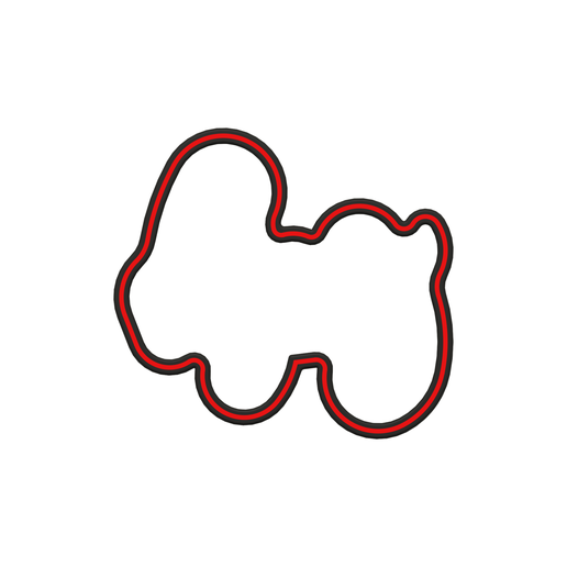 Baby Text Cookie Cutter STL File - 4 inches