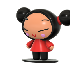 Pucca_v10.png Fichier STL gratuit Pucca MMU・Plan à télécharger et à imprimer en 3D
