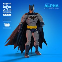 ZIP-GUYS-FIGURE-2021_3DZG-ALPHA-01-copy-24.jpg Free STL file BATMAN (HUSH) UPGRADE KIT for ZIPGUY ALPHA・3D printable model to download