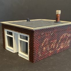 IMG_E2453.jpg HO Scale small brick commercial building "The Isaac Building"