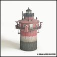 Craighill-Channel-Lighthouse-3.png CRAIGHILL CHANNEL LIGHT - N (1/160) MODÈLE RÉDUIT DE LANDMARK