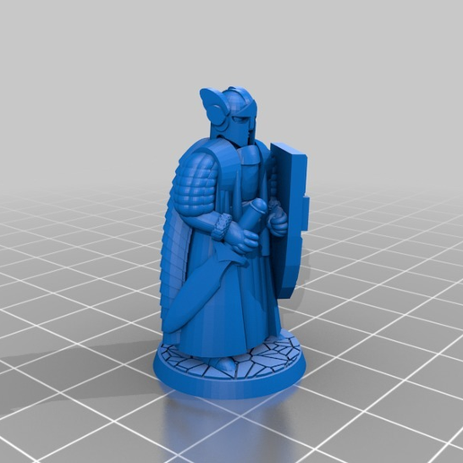Free 3D file Pathfinder D&D DnD Paladin Cleric Inquisitor Dredd # ...
