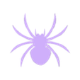 Spider1.stl 7 Spider Silhouettes, Arachnid Outlines, Orb Weaver, Hourglass Spider, Stencils
