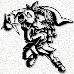 project_20230622_1742008-01.png Zelda Link anime wall art zelda wall decor 2d art