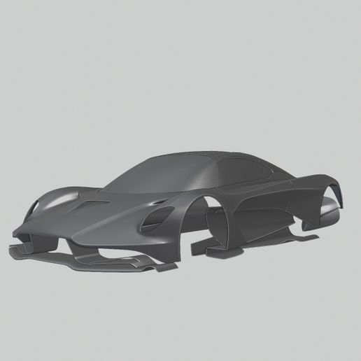 Aston Martin Valhalla 2020 Hypercar Body – 3D Printable