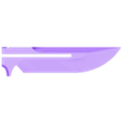 knife 2.stl Cyberpunk 2077 - Throwing knife 3D model