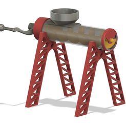 catfeederSquare.jpg 3D file Pringle can steampunk cat feeder・3D printable model to download