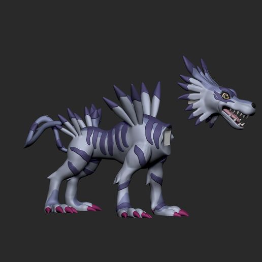 garurumon-9.jpg Digimon - Gabumon Evolution Line