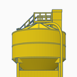 Presflo-Loading-Hopper-5.png Model Presflo Loading Cement Hopper Over Road Lorry Loader OO 1/76