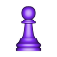 Pawn_V7.obj Jeu d'échecs royal
