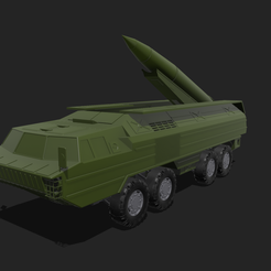 9EA90A25-91F7-4079-BDD3-EC9E9E4D90E5.png STL file Rocket Artillery 9K79-Tochka Printable・3D printing template to download, sen9e