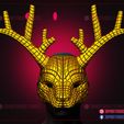 Squid_Game_deer_vip_mask_3d_print_model_02.jpg Squid Game Mask - Deer Vip Mask for Cosplay