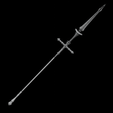 OrnsteinSpear34LeftFrontWire.png Ornstein Dragon Slayer Spear for Cosplay