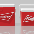 2.png Another 2 models Budweiser Ice Box Vintage Cooler for Scale Autos and Dioramas Model 2
