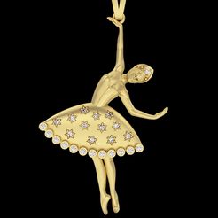 keyshot-jewelry-scene-setup-set-3.10577.jpg STL file Dancer pendant・3D print object to download