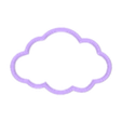 NUBE_1.stl Cookie Cutter Cloud - Set X4