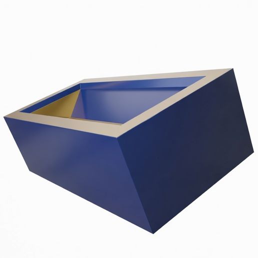 Geometric Open Storage Box