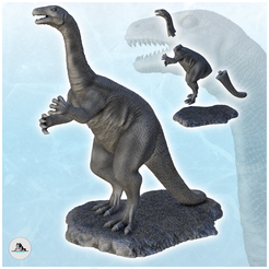 0-11.png Plateosaurus dinosaur (11) - High detailed Prehistoric animal HD Paleoart