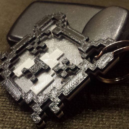 Guppy's Head keychain (Binding of Isaac) - 3D model önizlemesi