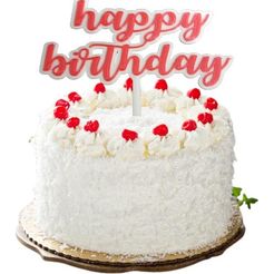 pastel_Happy_Birthday.jpg Archivo STL cake topper Happy Birthday・Plan para descargar y imprimir en 3D