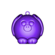 pig.stl Funny pig keychain