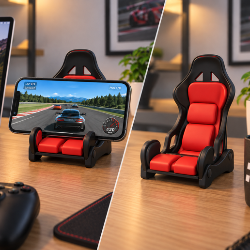 Sport Car Seat Phone Holder