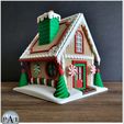 0010B.jpg CHRISTMAS GINGERBREAD HOUSE - NO SUPPORTS!
