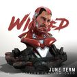 300620 - Wicked - Iron man bust 02.jpg Wicked Marvel Avengers Iron man 3d Bust: STL ready for printing