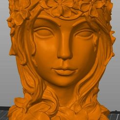 vase-2.jpg STL file GODESS VASE / FLOWER POT・3D printer design to download