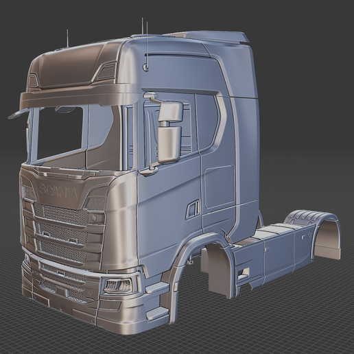 Scania S 730 Highline Truck 2016 Body Ready for 3D Printing