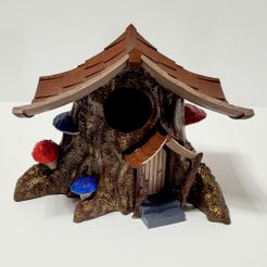 06.jpg Birdhouse - Gnome House - 3d Print model