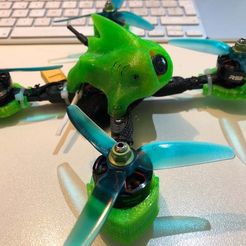 IMG_2289.JPG Cadre de drone squelettique 4" 5" Pod Canopy