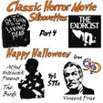 Horror-Silhouettes-Pt4-IMG.jpg Halloween Horror Silhouette Alfred Hitchcock Vincent Price Exorcist Return Living Dead