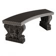 Wireframe-Stone-Bench-03-Curved-1.jpg Stone Bench Collection