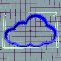 nube.png Download STL file Cloud cookies cutter • 3D printable design, avmbue
