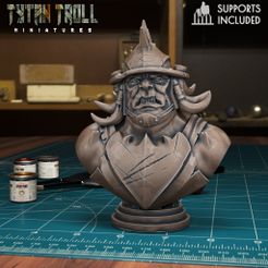 OrcBust03.jpg 3D file Orc Bust 03 [Pre-Supported]・3D printer model to download, TytanTroll_Miniatures