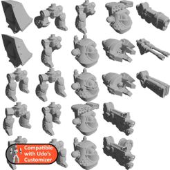folder.jpg Free 3D file Attack Walker Library for Udo's Customizer・3D printing model to download