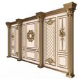1-White-27.jpg Boiserie Classic Wall with Mouldings 05 White