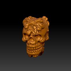 2022-09-14_194059.jpg STL file Scarred - Skull・3D print model to download, 3D_Dragon